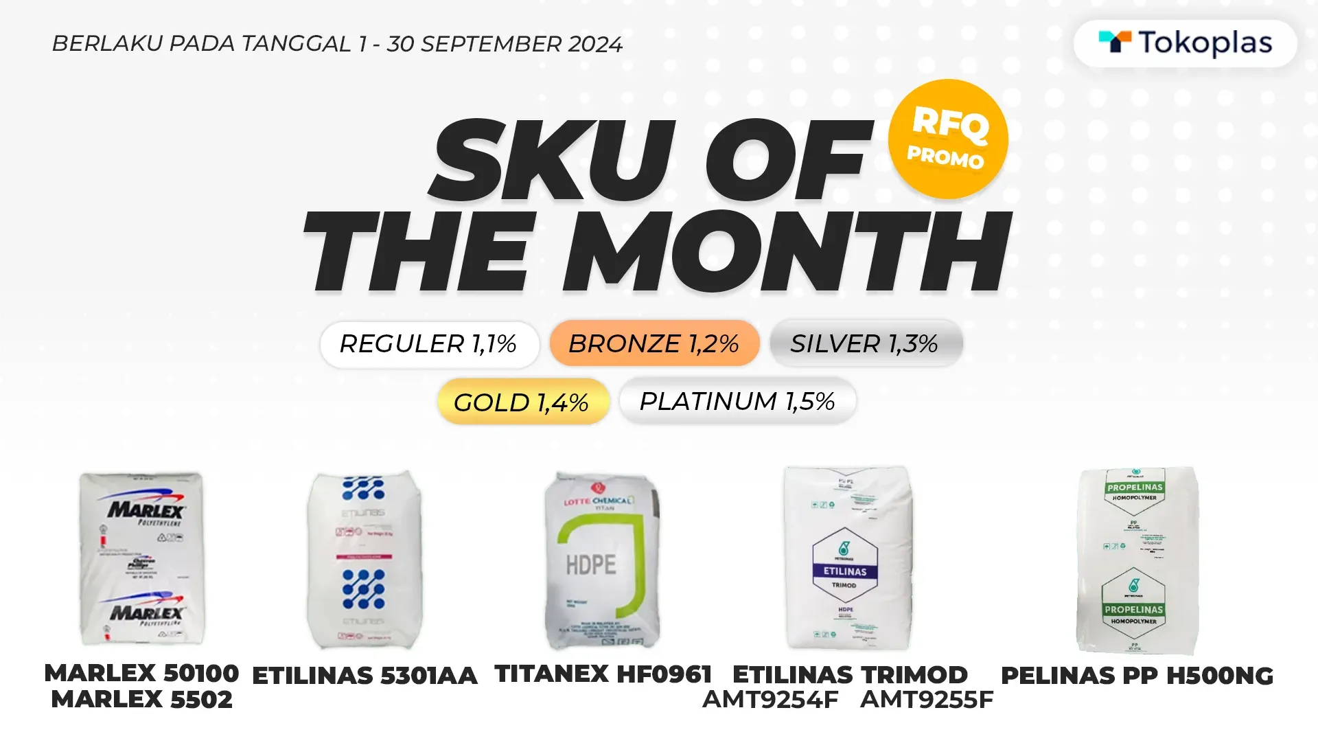 SKU OF THE MONTH - SEPT 30