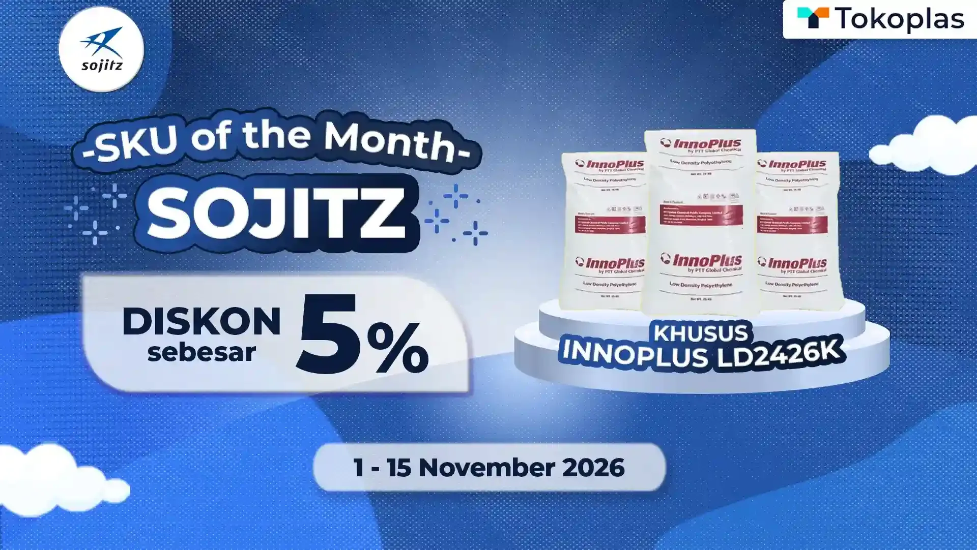 SKU OF THE MONTH - DISKON INNOPLUS LD2426K SOJITZ 5%