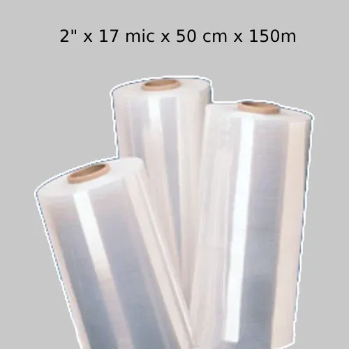 Beli CLEAR STRETCH FILM 2" x 17mic x 50cm x 150m - Clearpack Indojaya Pratama - Tokoplas Ecommerce Indonesia