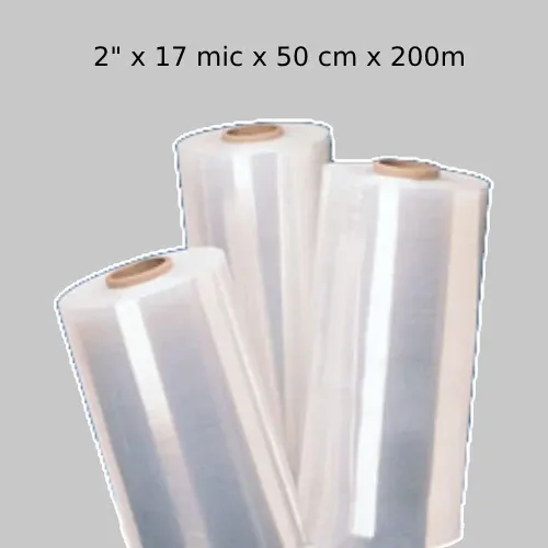 Beli CLEAR STRETCH FILM 2" x 17mic x 50cm x 200m - Clearpack Indojaya Pratama - Tokoplas Ecommerce Indonesia