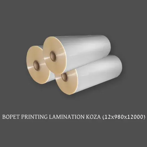 Beli BOPET PRINTING LAMINATION KOZA (12x980x12000) - Colorpak Flexible Indonesia - Tokoplas Ecommerce Indonesia