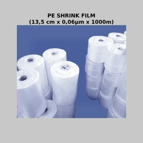 Beli PE SHRINK FILM CLEAR (13,5cm x 0,06µm x 1000m) - Multi Shrink Plast - Tokoplas Ecommerce Indonesia