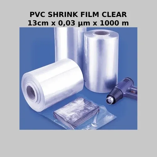 Beli PVC SHRINK FILM CLEAR (13cm x 0,03µm x 1000m) - Multi Shrink Plast - Tokoplas Ecommerce Indonesia