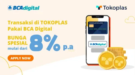 Belanja Makin Mudah dan Hemat di Tokoplas, Pakai Paylater BCADigital